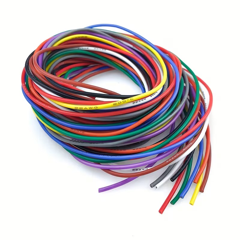 10-Color 22 AWG Flexible Stranded Hookup Wire Kit 10 ft